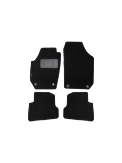 Коврики в салон для SKODA Fabia, Fabia Scout 2007-2010, 2010-2014 хэтчбек, 4 шт. (текстиль) KLEVER02450601210KH