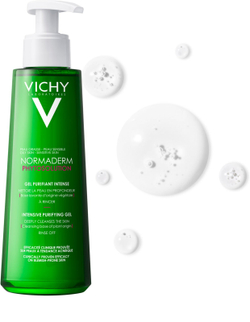 Vichy Normaderm Phytosolution - Глубоко очищающий гель против несовершенств кожи после прыщей /   400  ml  / GTIN 3337875663083