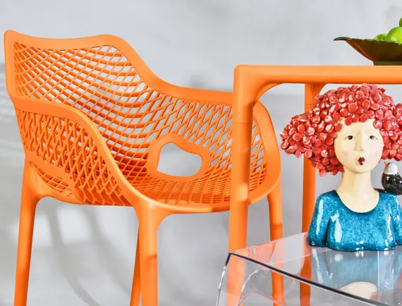 Уличное кресло Air XL оранжевое