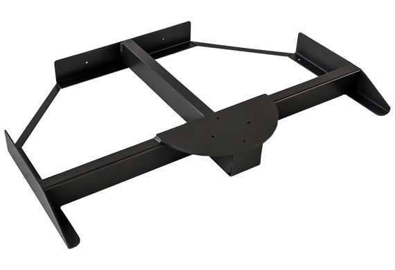 Зонт для кафе профессиональный Astro Carbon, 290х290 см, графит, слоновая кость