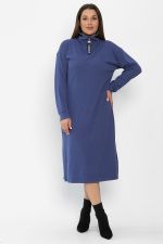 Платье с поясом Харизма (синее) П14351-5М LT Collection
