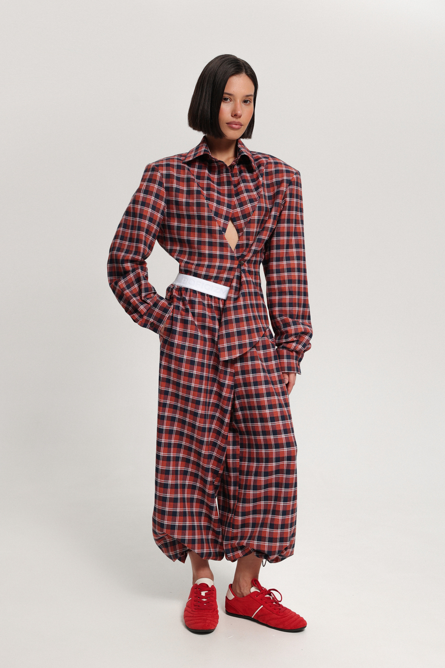 Рубашка в клетку