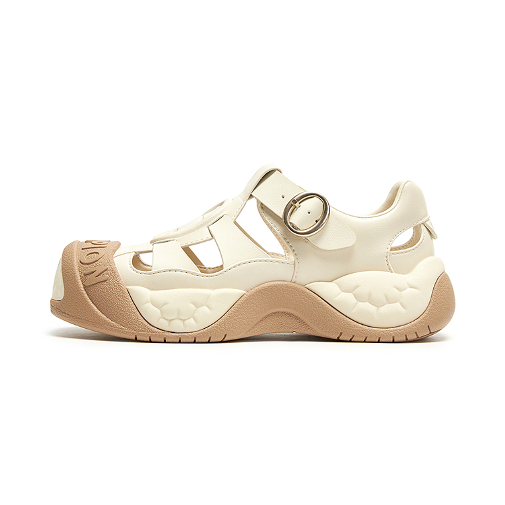 Champion One Strap Sandals Women"s Linen/Champagne Gold