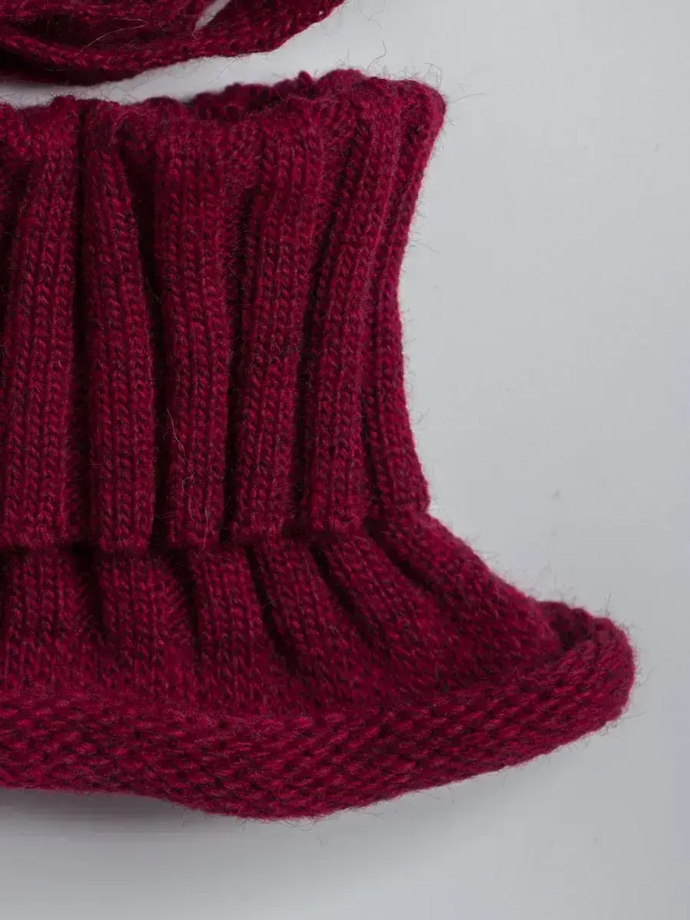 Зимняя шапка для девочки и снуд