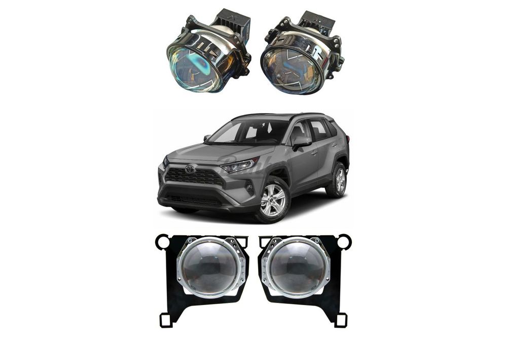 Комплект для замены штатных линз Toyota RAV4 V XA50 2018-2021, LED