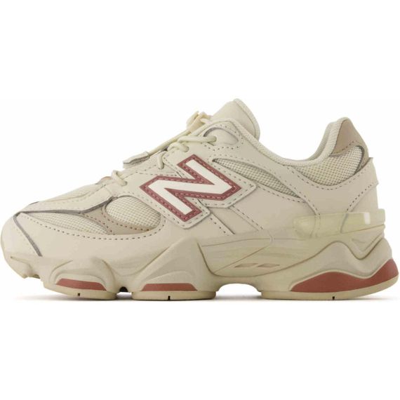 New Balance NB 9060 Детские беговые кроссовки Низкие Бежевые Для дошкольников