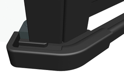 Душевой уголок Abber 100х100 AG05100B профиль Черный стекло прозрачное