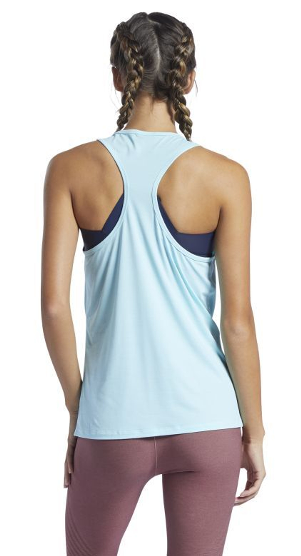 Женский топ теннисный Reebok Les Mills Activchill Vent Tank Top W - digital glow