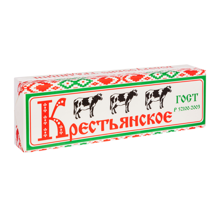 Масло Крестьянское чудо-Белорусские традиций 60 % 450 гр