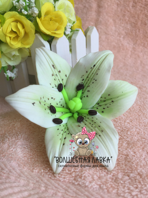Силиконовая форма Лилия