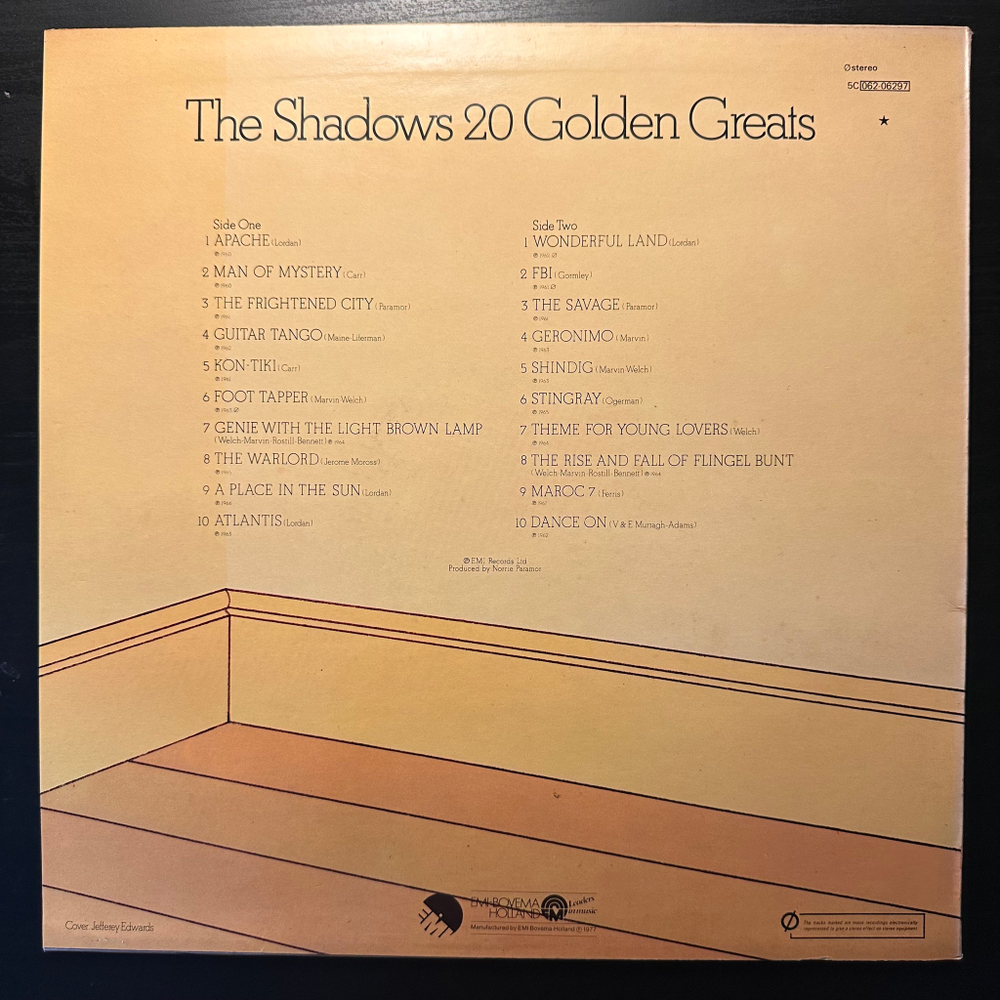 The Shadows - 20 Golden Greats (Голландия 1977г.)