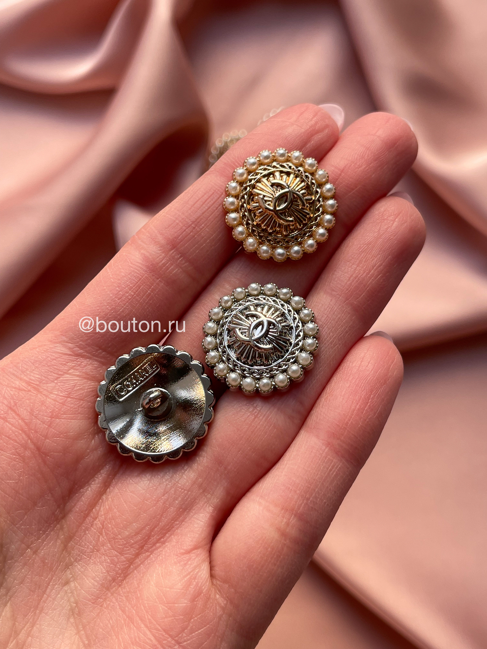 Пуговицы Шан. Золотые Жемчуг