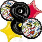 Фольгированный шар «Эмблемы Лиги справедливости», 46 см