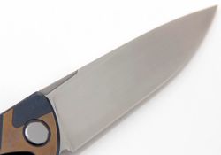 Нож Широгоров Флиппер 95 Elmax Т узор сатин КАСТОМфотография - 6