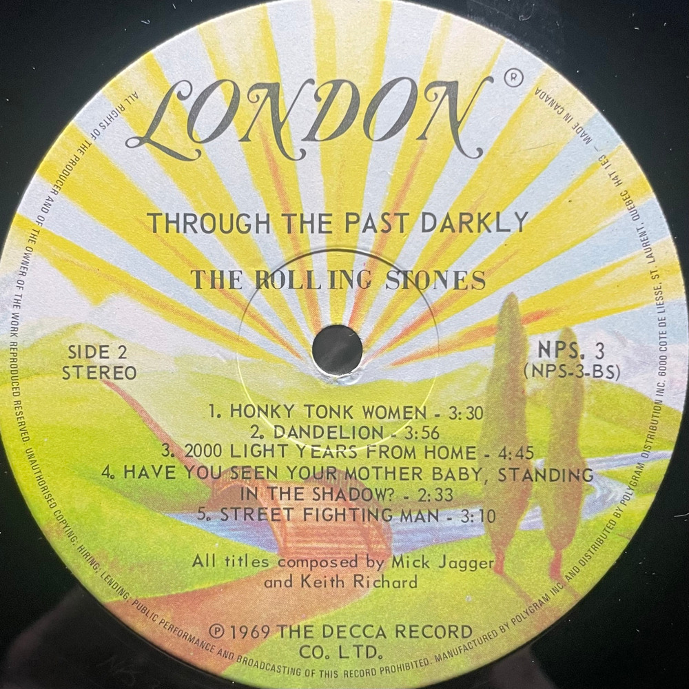 The Rolling Stones ‎– Through The Past, Darkly - Big Hits Vol. 2 (Канда)