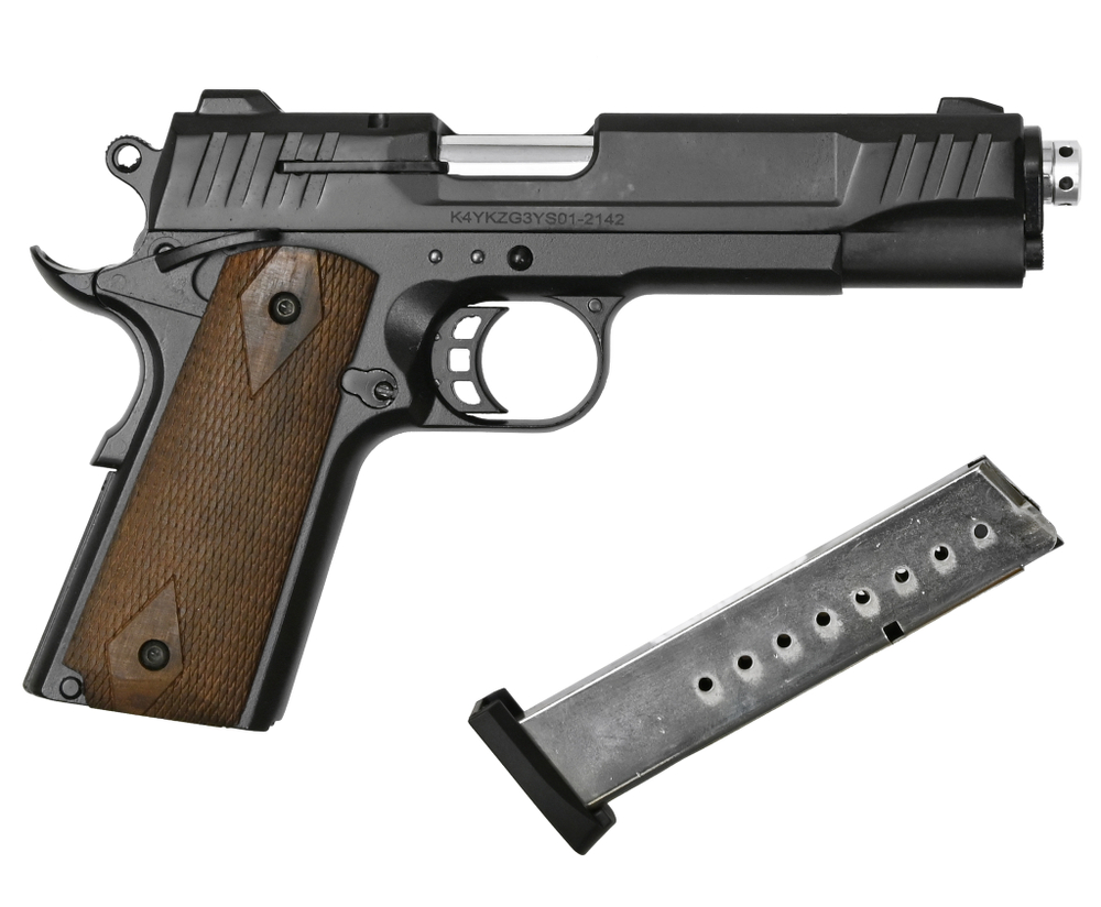Сигнальный пистолет мод. К 1911 KURS черный матовый кал. 5.5 мм.