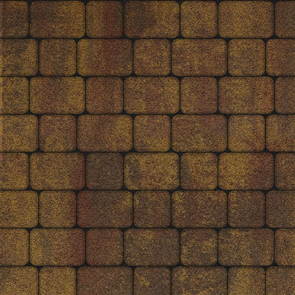 Тротуарная плитка КЛАССИКО - Листопад гранит Осень, комплект из 2 видов плит