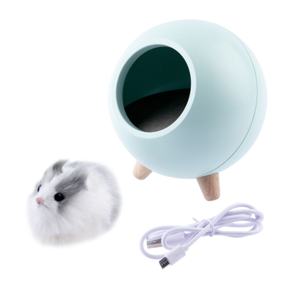 Ночник - светильник светодиодный ЭРА NLED-468-1W-GR хомяк зеленый