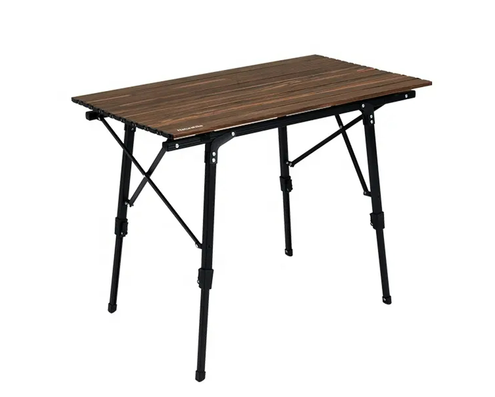 Стол туристический Naturehike складной, 90х52х68 см, с телескопическими ножками, темно-коричневый
