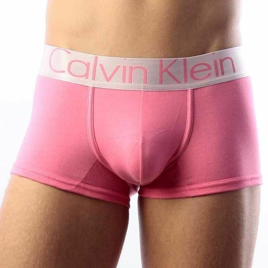 Мужские трусы боксеры Calvin Klein Steel Pink