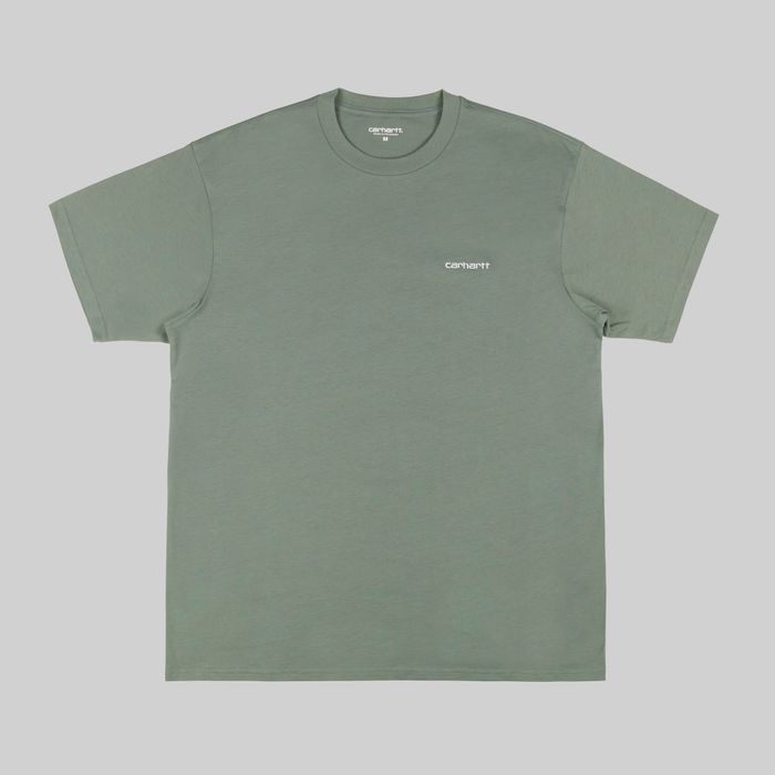 Футболка мужская Carhartt WIP Script Embroidery артикул:I030435_park - купить в магазине Дайс