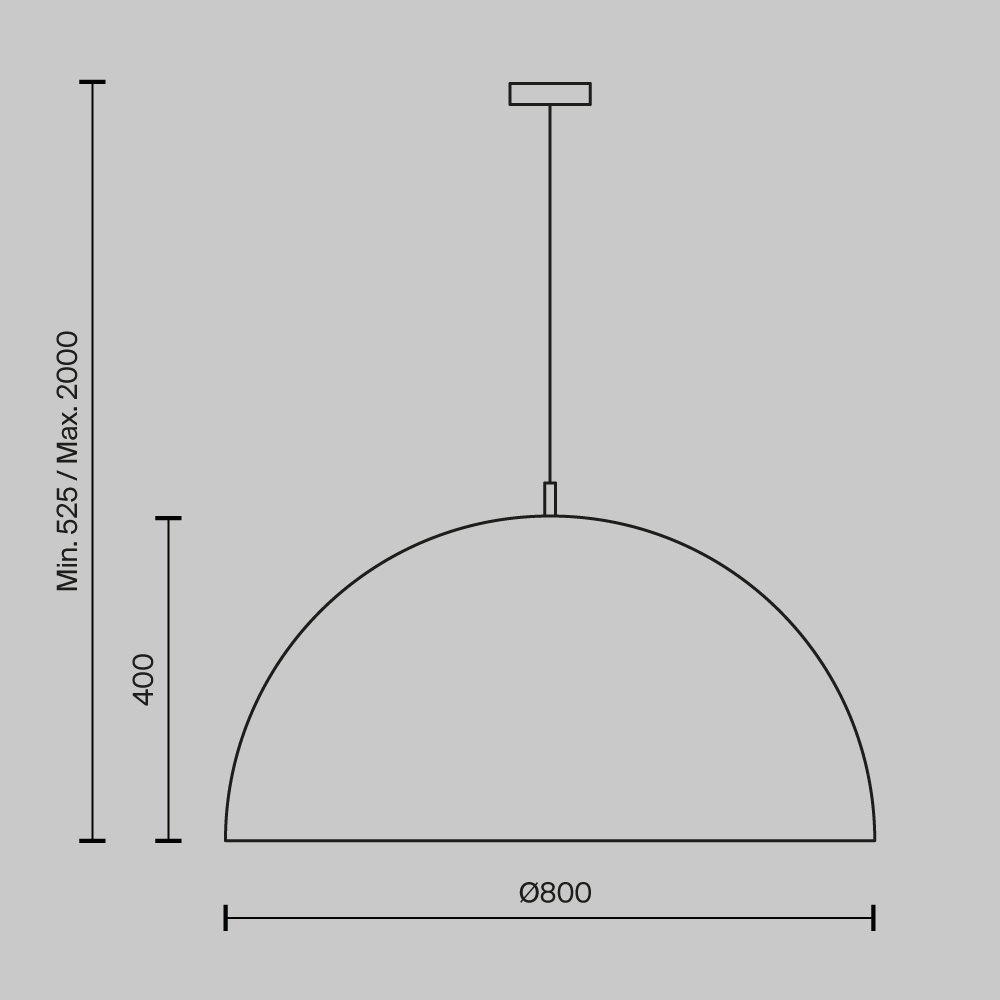 Подвесной светильник Maytoni Dome MOD169PL-05W1