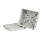 Коробка распределительная под монтажный пистолет Промрукав 80х80х40 мм серая