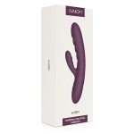 Сливовый вибратор-кролик 18,6см с возвратно-поступательными движениями Svakom Avery S59-LL