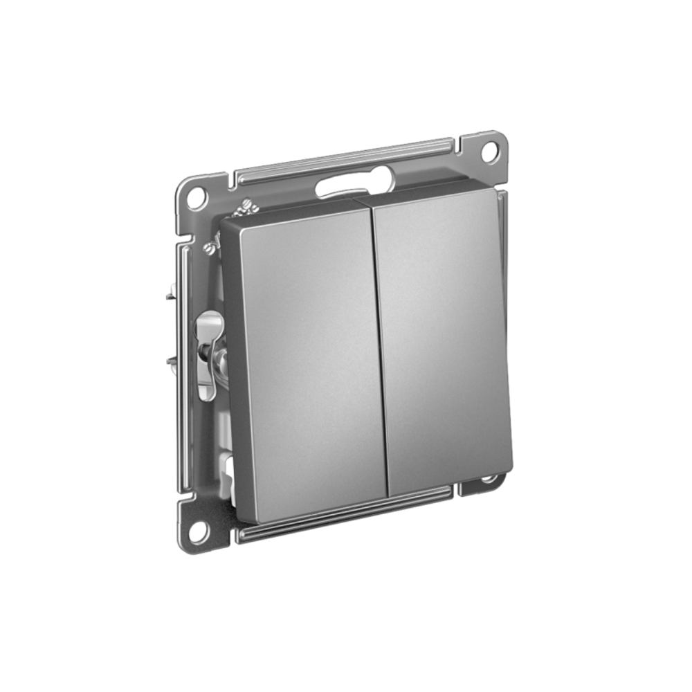 Переключатель перекрестный 2-кл. AtlasDesign 2хсх.7 10АХ механизм сталь SE ATN000973 Переключатель перекрестный 2-кл. AtlasDesign 2хсх.7 10АХ механизм сталь SE ATN000973