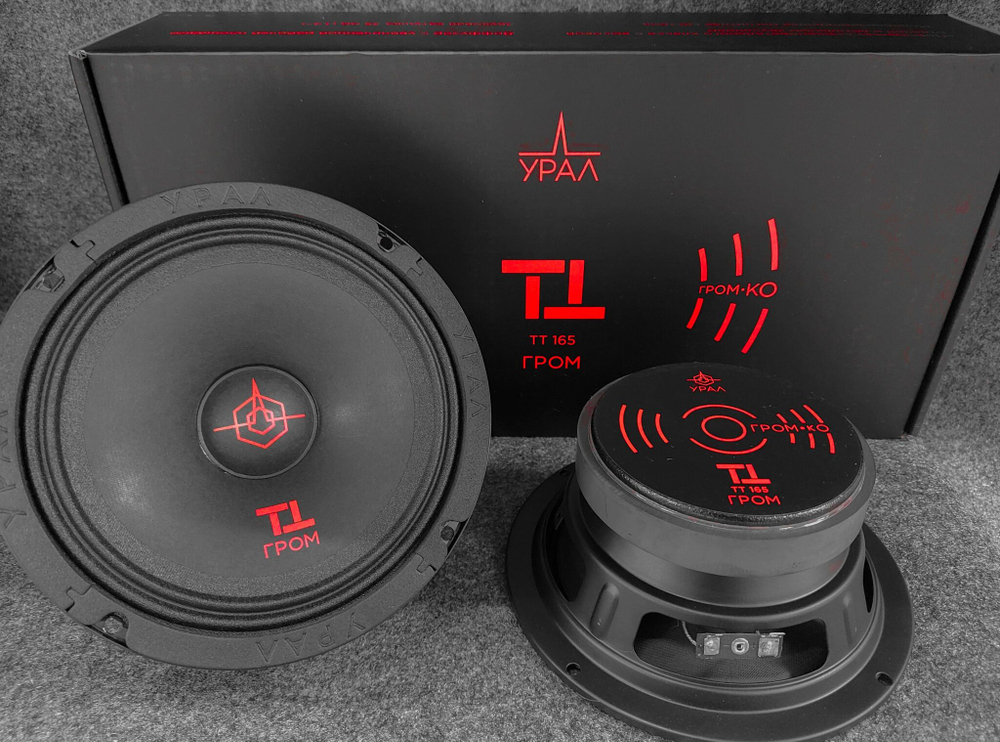 Автоколонки URAL TT 165 ГРОМ (16,5 см./комплект 2шт)