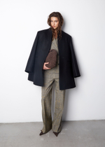 Жакет из шелка и вискозы Боттега Венета желтый/синий