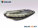 Лодка надувная моторная solar-470 super jet tunnel
