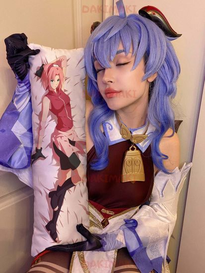 Мини дакимакура Сакура Харуно из Наруто арт. M0559, 60х20 см