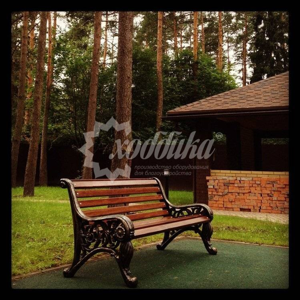Скамейка чугунная «Парковая тишь»