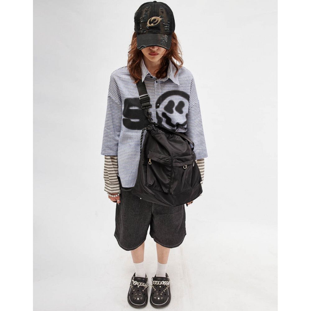 Сумка SoWhat? кросс-боди черная