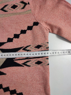 Джемпер с принтом 46 размер