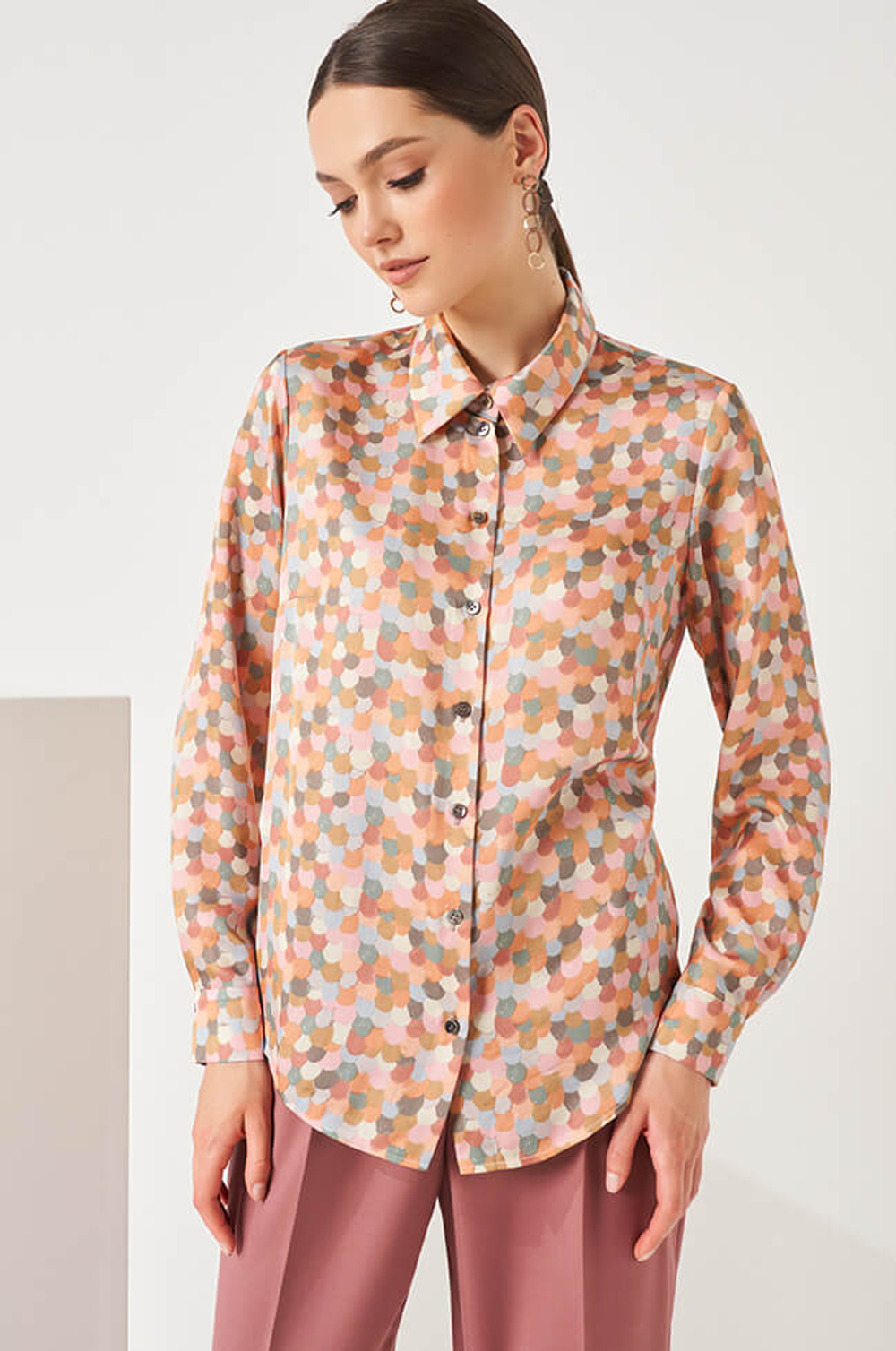 22841 Блузка женская (мультиколор)