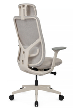 Кресло Riva Антлер EAN-001AW Белый пластик/Светло-бежевый