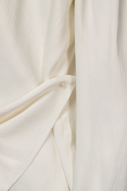 «Draped-detailing blouse» Блуза с драпировками из вискозы.