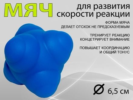 Мяч для развития реакции: LTQ-67  (синий)