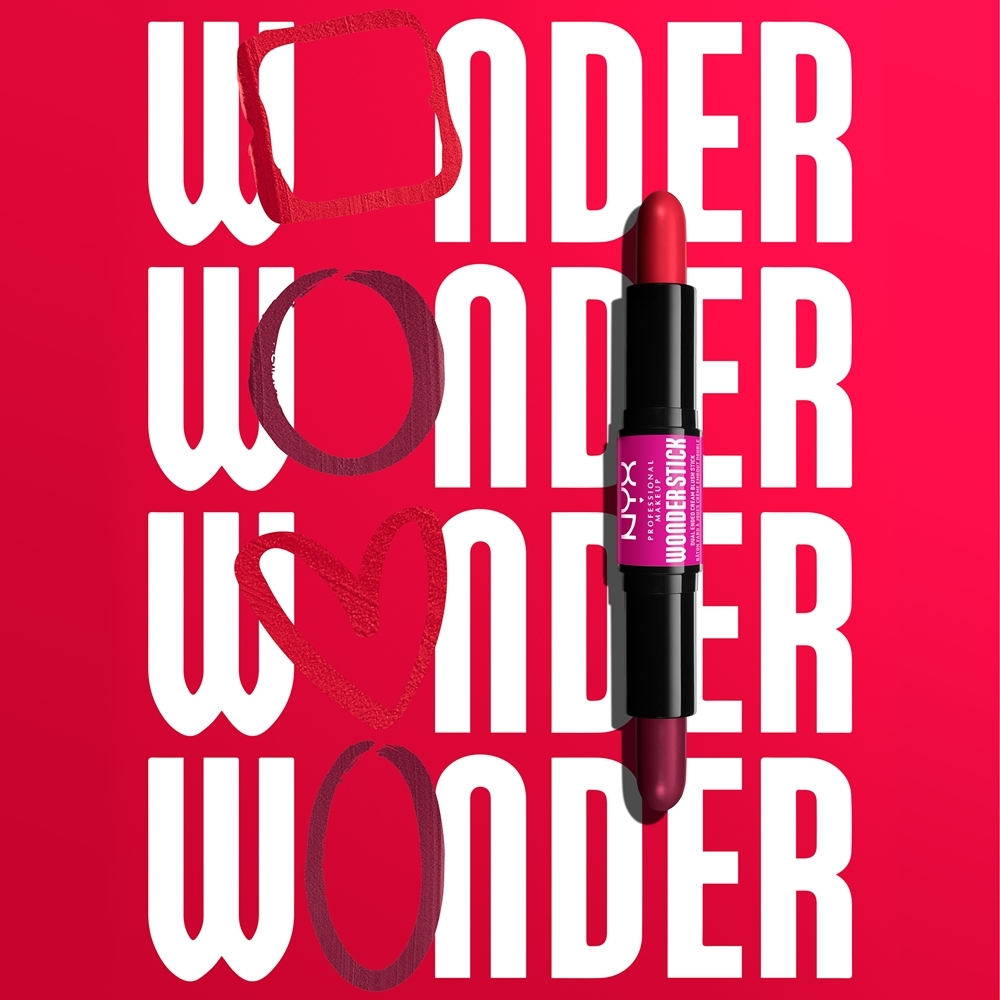 NYX Professional Makeup Wonder Stick Cream Blush - Двусторонний контурный стик, 2× 4 g