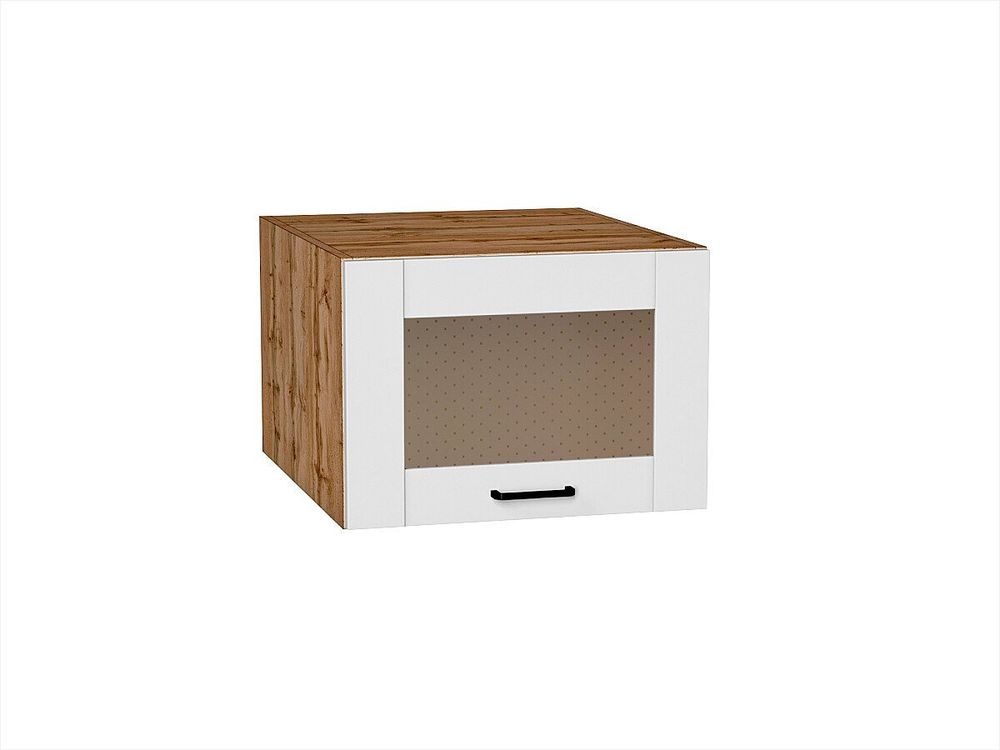 Шкаф верхний горизонтальный остекленный глубокий Лофт