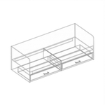 Милана Кровать 80 с 2 ящиками