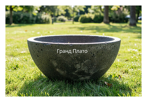 Вазон для цветов бетонный "Гранд Плато"