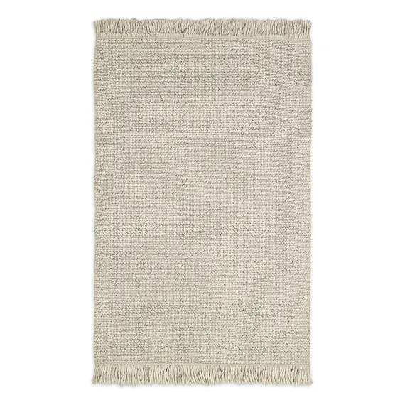 Ковер из переработанного пластика бежевого цвета из коллекции ethnic, 120х180 см