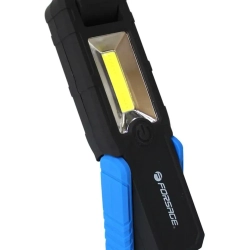 Лампа светодиодная аккумуляторная(5W COB+1W,магнит,180гр.,250Lm,2000mAh,USB провод,время раб.3ч,время заряд.2-3ч,защита гнезда зарядки) Forsage F-01402