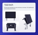 Магнитола для Toyota Camry 55 2014-2018 (рамка серебро) - Teyes CC3-2K-360 монитор 13" 2K QLED на Android 10, 6Гб+128Гб, CarPlay, 4G SIM-слот, 4 камеры в комплекте