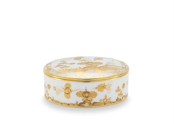 Шкатулка круглая Richard Ginori Oriente Italiano Aurum (13.2 см)