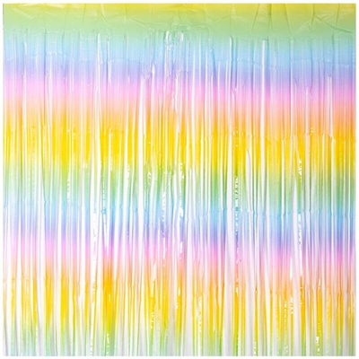 Занавес фольгированный «Радужный градиент», пастель, 100х200 см