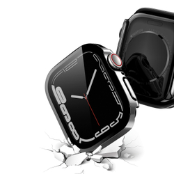 Чехол-бампер черный из TPU от Dux Ducis для часов Apple Watch 45мм на модели 7, 8 и 9 серии, серия Hamo Series Case